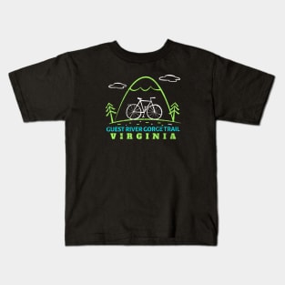 Guest River Gorge Trail, Virginia Kids T-Shirt